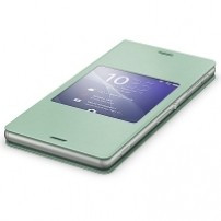 Husa piele Sony Xperia Z3 SCR24 verde Blister Originala foto