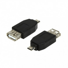 USB Adapter, Micro B male to USB A female foto