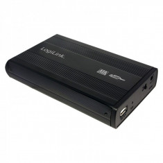 RACK EXTERN 3.5&amp;quot; HDD SATA to USB2.0, Aluminiu, black, LOGILINK UA0082 foto