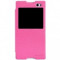 Husa piele Sony Xperia C3 Nillkin Sparkle roz Blister Originala