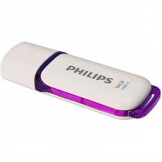 Stick memorie usb Philips 64 GB Snow Edition, FM64FD75B/10, USB 3.0, violet foto