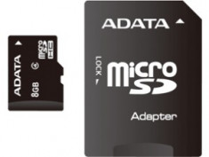 Card Memorie A-Data MicroSDHC Cls 4 8GB AUSDH8GCL4-RA1 foto