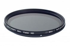 ?Kent Faith Variable Fader NDX 62mm Filtru ND variabil ND2-ND400 foto