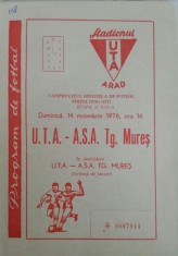 program UTA - ASA Tg. Mures