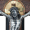 Crucifix Mantuitorul Iisus Hristos aurita