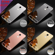 Husa / Bumper aluminiu + spate acril oglinda Xiaomi Redmi Note 4 / Note 4X foto