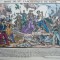 4 cromolitografii colorate manual, de secol 19; Tambur Major, 1845
