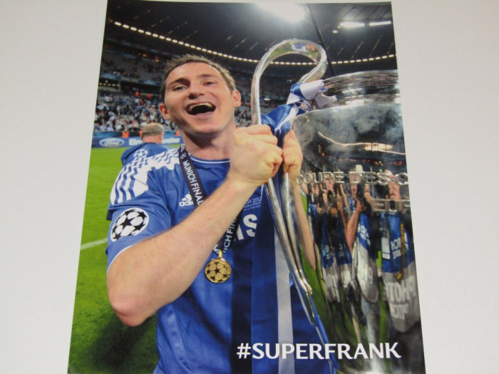 Foto oficiala jucatorul de fotbal - FRANK LAMPARD (CHELSEA)-dimensiune A4