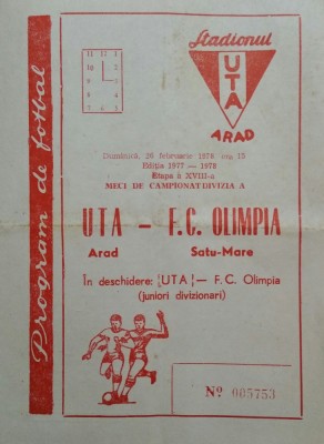 program UTA - Olimpia SM foto