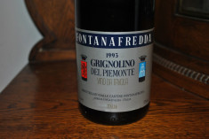 STICLA DE VIN VECHI DE COLECTIE, GRIGNOLINO DEL PIEMONTE AN 1993 foto