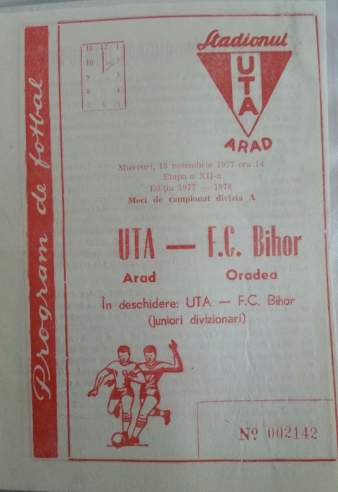 program UTA - FC Bihor