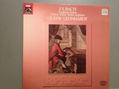 BACH - ENGLISH SUITES -2LP SET cu G.LEONHARDT (1985/EMI/RFG)- Vinil/Impecabil foto