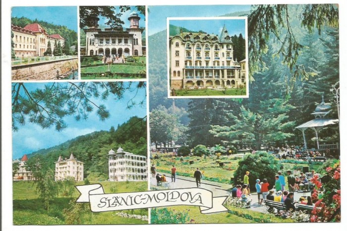 @carte postala(ilustrata)-SLANIC MOLDOVA