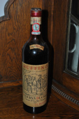 STICLA DE VIN VECHI DE COLECTIE RUFFINO ,RISERVA DUCALE ,AN 1959 foto