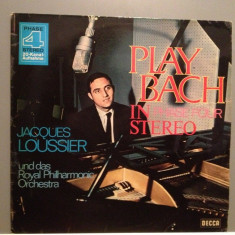 Jaques Loussier Play BACH (1976/DECCA/RFG)- Vinil/RAR/Phase 4 Stereo Chanel