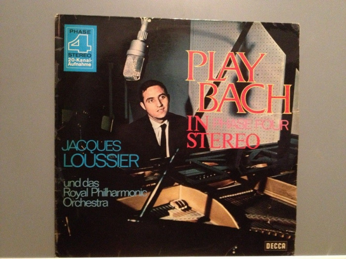 Jaques Loussier Play BACH (1976/DECCA/RFG)- Vinil/RAR/Phase 4 Stereo Chanel