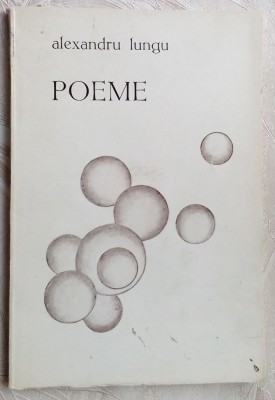 ALEXANDRU LUNGU - POEME(princeps 1971/desene ALEXANDRU LUNGU/dedicatie-autograf) foto