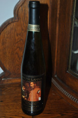 STICLA DE VIN VECHI DE COLECTIE , TENUTA S.ANNA,AN 1984 foto