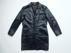 Palton piele naturala Rhythms Quality Leather; marime 42, vezi dimensiuni;ca nou foto