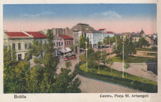 BRAILA , CENTRU , PIATA SF. ARHANGHELI , CIRC. 1933 foto