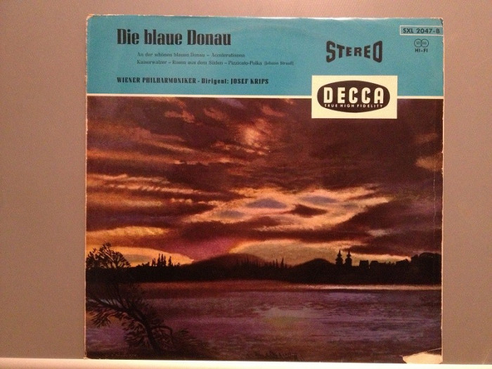 J.STRAUSS - THE BLUE DANUBE - Wiener Philharmonic Orch.(1978/DECCA/RFG) - Vinil