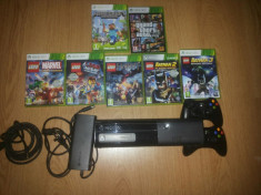 Xbox 360 500GB + GTA V original + alte jocuri + 2 controllere foto