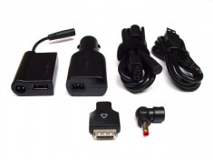 Genuine Targus Dell Tablet XPS 12 &amp;amp; 13 Car Adapter 90W + USB Charger foto