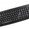 Tastatura SERIOUX; model: SRXK-9400-PS; layout: US; NEGRU; PS/2