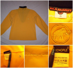 Bluza polar MAMMUT Tecnopile galben(S) barbati corp ski snowboard fleece tura foto