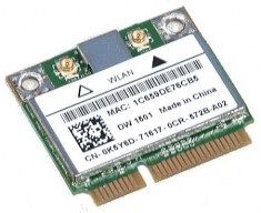 PLACA DE RETEA: DELL DW1501; WIRELESS 72 Mbps; uPCI; REF foto