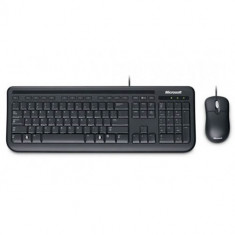 Kit Tastatura + Mouse MICROSOFT; model: 5MH-00003; layout: US; NEGRU; USB foto