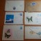 lot 6 plicuri circulate anii &#039;60 - in toate plicurile sunt si scrisori (11)