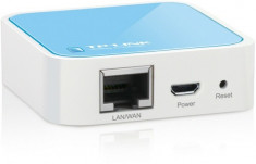 ROUTER TP-LINK; model: TL-WR702N; MANAGEMENT; WIRELESS; PORTURI: 1 x RJ-45 10/100 foto