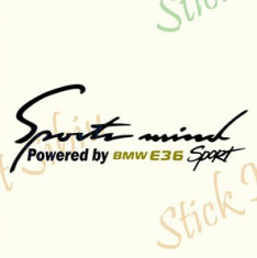 Sports Mind By BMW E36_Tuning Auto_Cod: CST-577_Dim: 25 cm. x 9.2 cm. foto