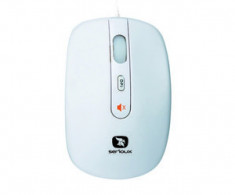 Mouse SERIOUX; model: WHT300; ALB; USB foto