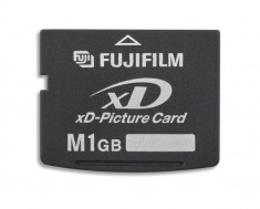 XD CARD FUJIFILM; model: SP001GBXD; capacitate: 1 GB; culoare: NEGRU foto