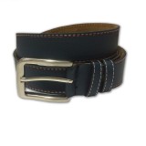 Curea barbati -Piele 100% naturala -Made in Romania, 100cm, 110cm, 120cm, 130cm, 90cm, Bleu
