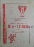 Program UTA - SC Bacau