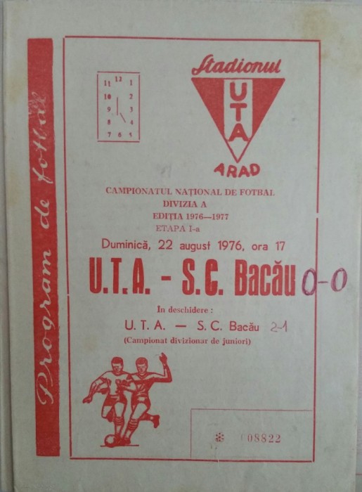 program UTA - SC Bacau