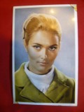 Fotografia actritei Alexandra Bastedo - Anglia, cu autograf tiparit