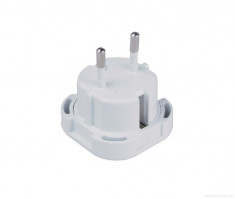 ADAPTOR 2 PIN UK LA 2 PIN EURO , CU IMPAMANTARE 250V/10A MF5372 foto