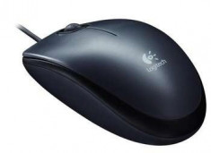 Mouse LOGITECH; model: M100; NEGRU; USB foto