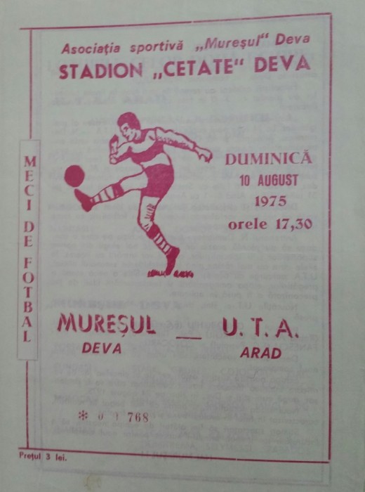 program Muresul Deva - UTA
