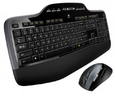 Kit Tastatura + Mouse LOGITECH, model: MK 700, MK 710, layout: SPN, NEGRU, USB, WIRELESS, MULTIMEDIA foto