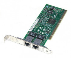 PLACA DE RETEA: INTEL NC7170; 2 x 10/100/1000 Mbps; PCI-E; REF foto
