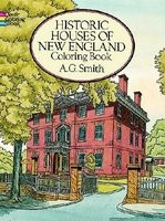 Historic Houses of New England Coloring Book foto