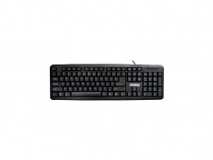 Tastatura 4WORLD; model: 104; layout: US; BLACK; USB foto