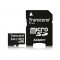 MICRO SD CARD TRANSCEND; model: TS8GUSDHC4; capacitate: 8 GB; clasa: 4; culoare: NEGRU