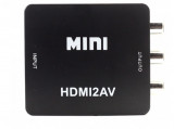Adaptor Convertor HDMI la RCA Audio Video, HDMI la AV, Full HD 1080p