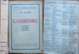 Gh. Vrabie, Gandirismul; Istoric, doctrina, realizari, Cugetarea, 1940, editia 1